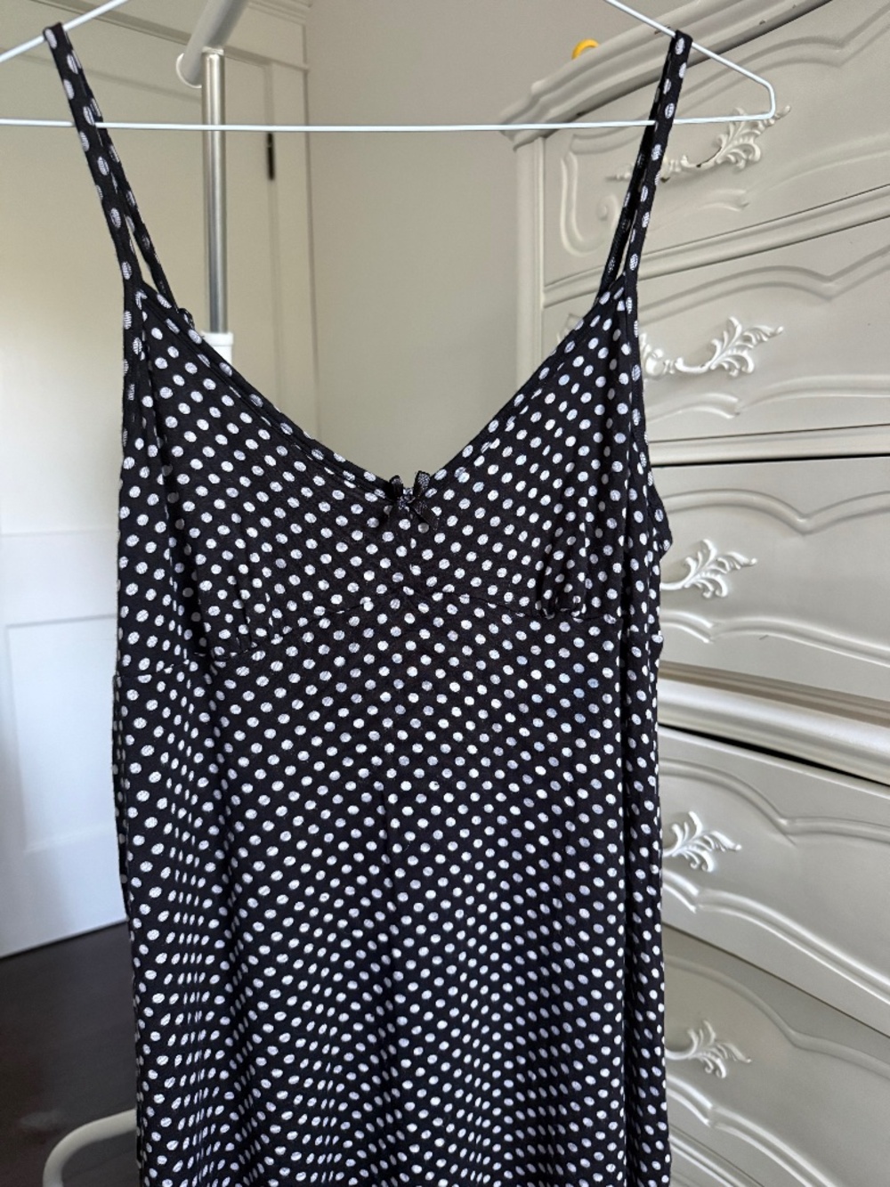 La Vie en Rose polka-dot babydoll pj nightgown